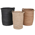 Water Hyacinth Baskets set of 3