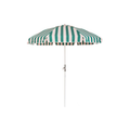 Beach Club Umbrella Bistro Green Stripe