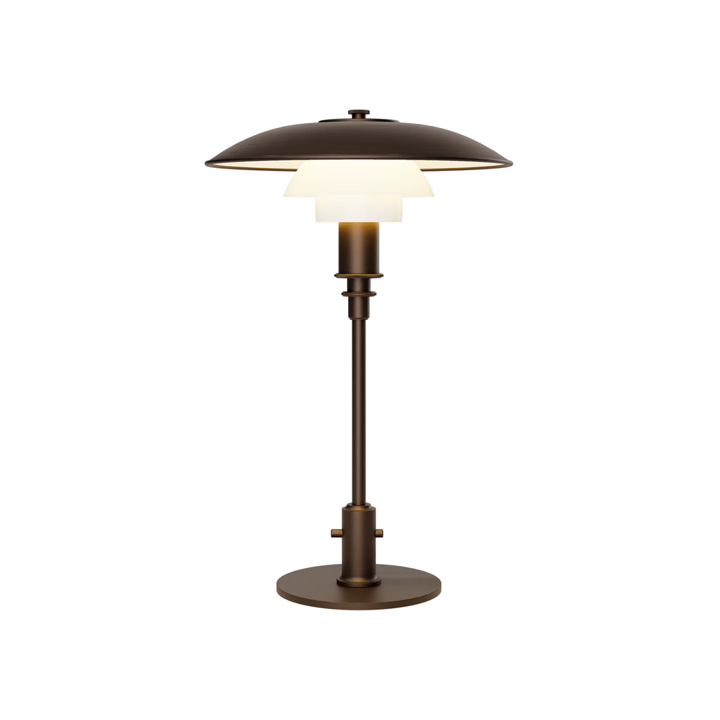 PH 3/2 Aged Brass Opal Table Lamp