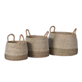 Rush Baskets set of 3