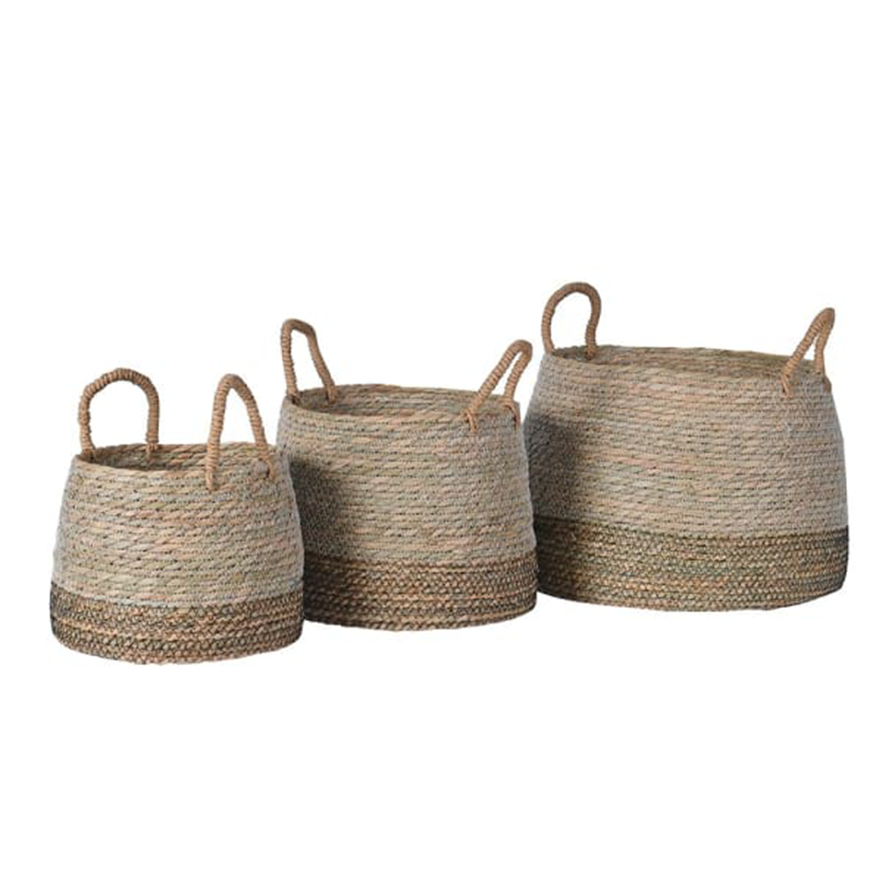 Rush Baskets set of 3