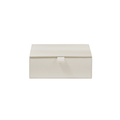 Faux Leather Container with Lid