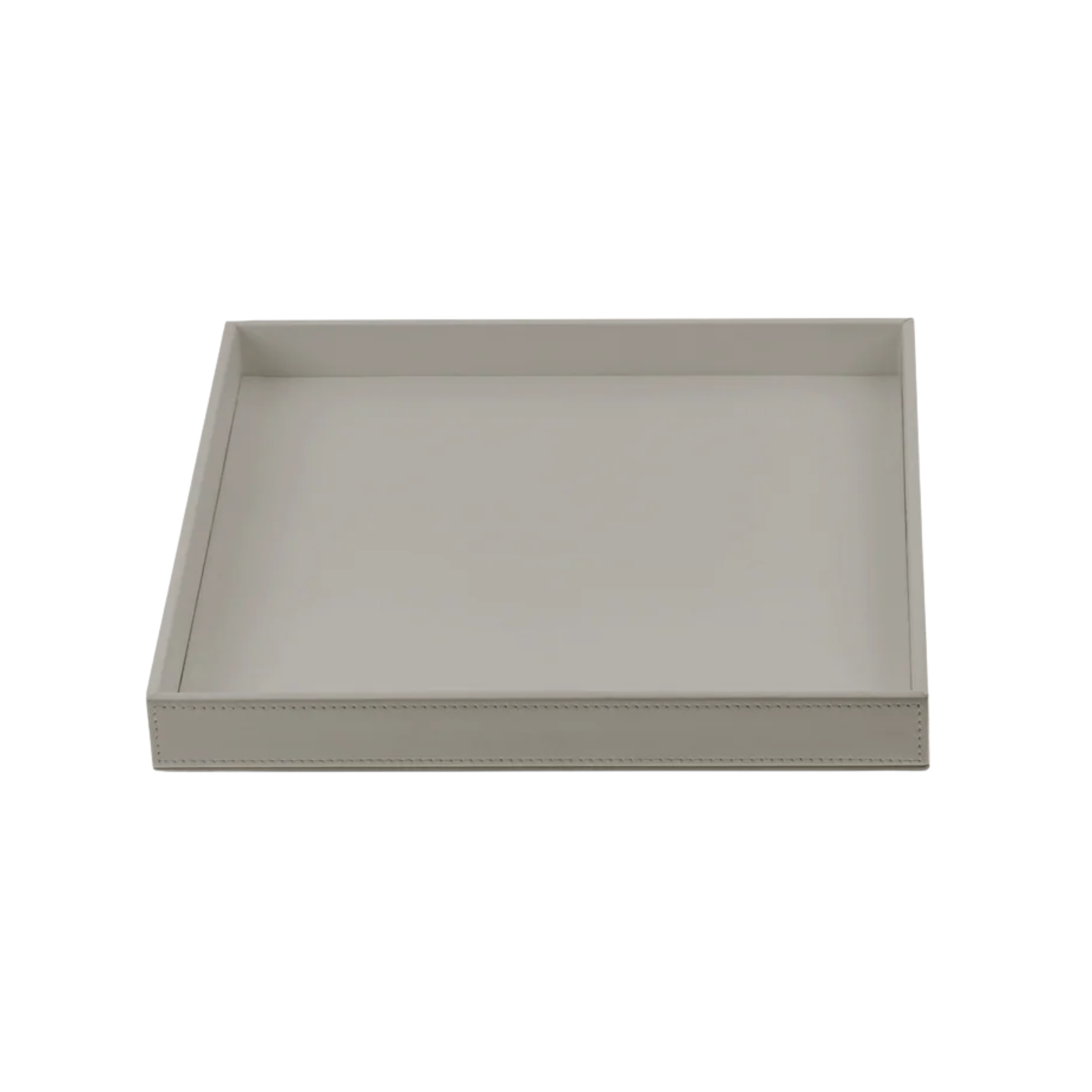 Faux Leather Square Tray